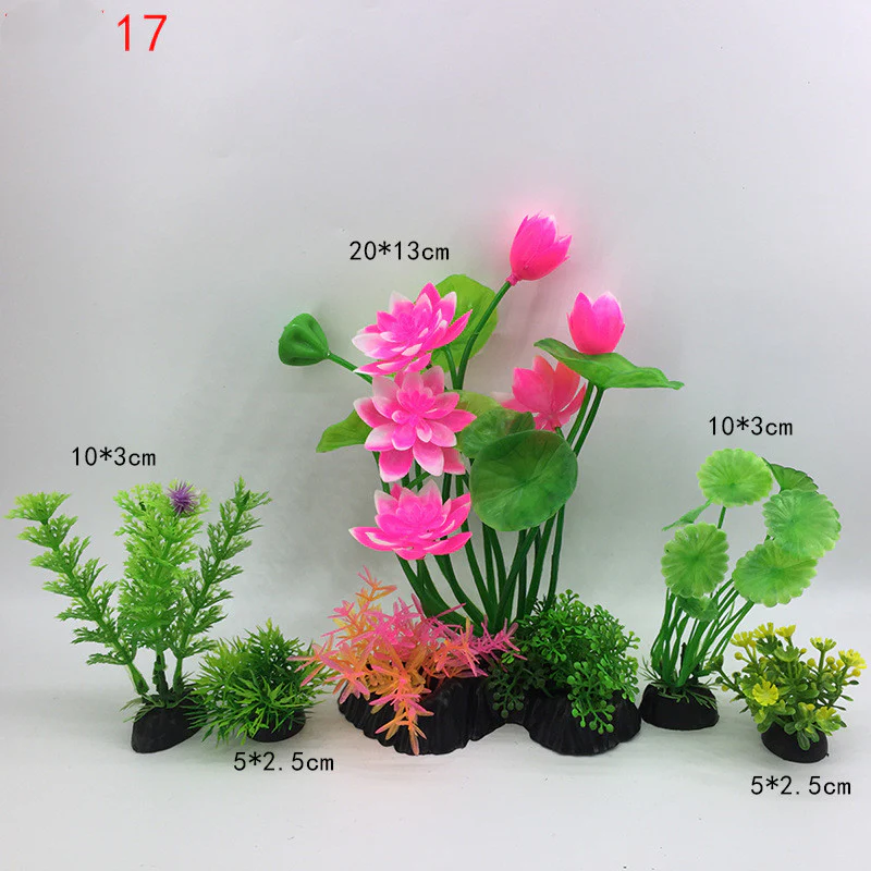 Fish Tank Decoration Simulation Water Plant Artificial Aquarium Landscaping Decor