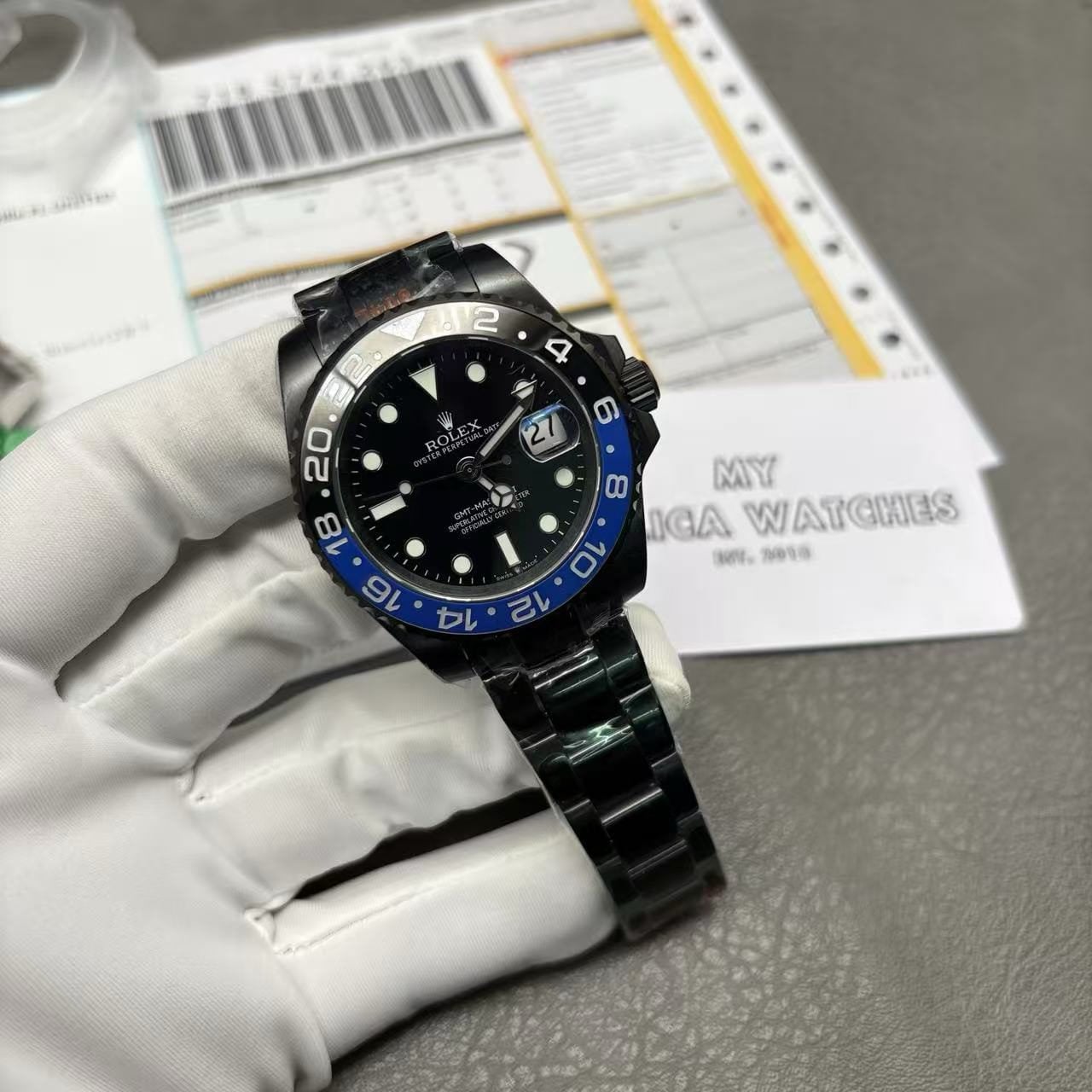 Replica Rolex GMT-Master II Black Dial PR18239 Superclone