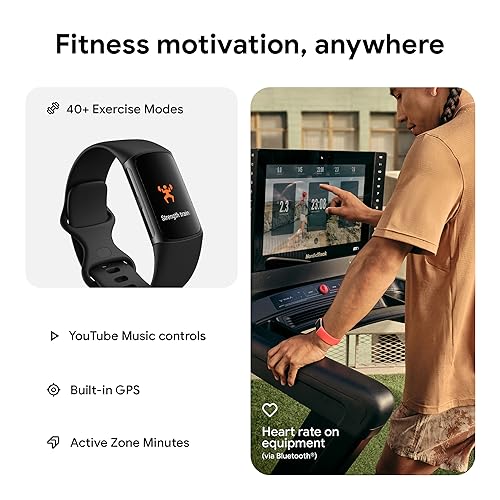 Fitbit Charge 6 Fitness Tracker With Google Apps - Charge 6 - Image 7 Fitbit Charge 6 Fitness Tracker With Google Apps - Charge 6 - Image 7