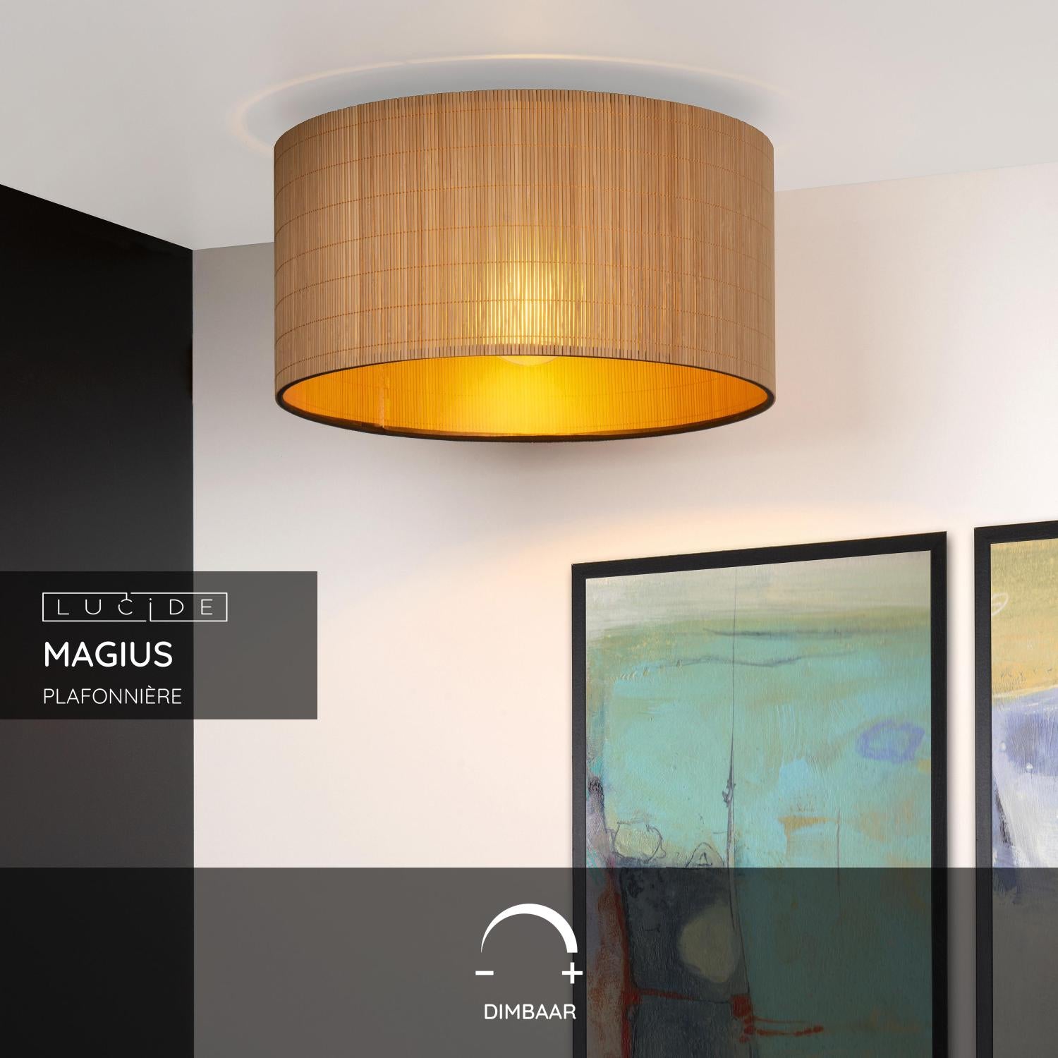 Magius plafondlamp Ø42 naturel