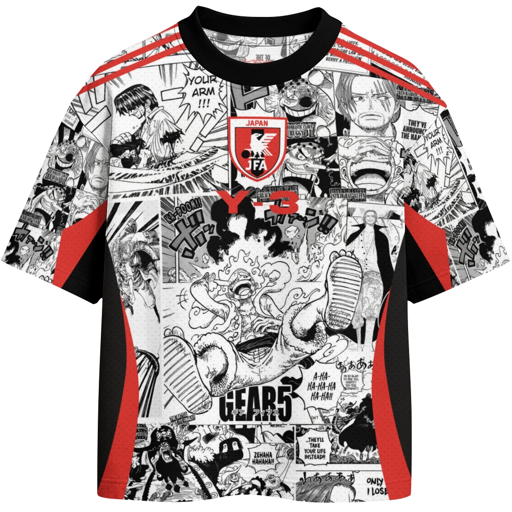One Piece Crew Neck Football Jersey