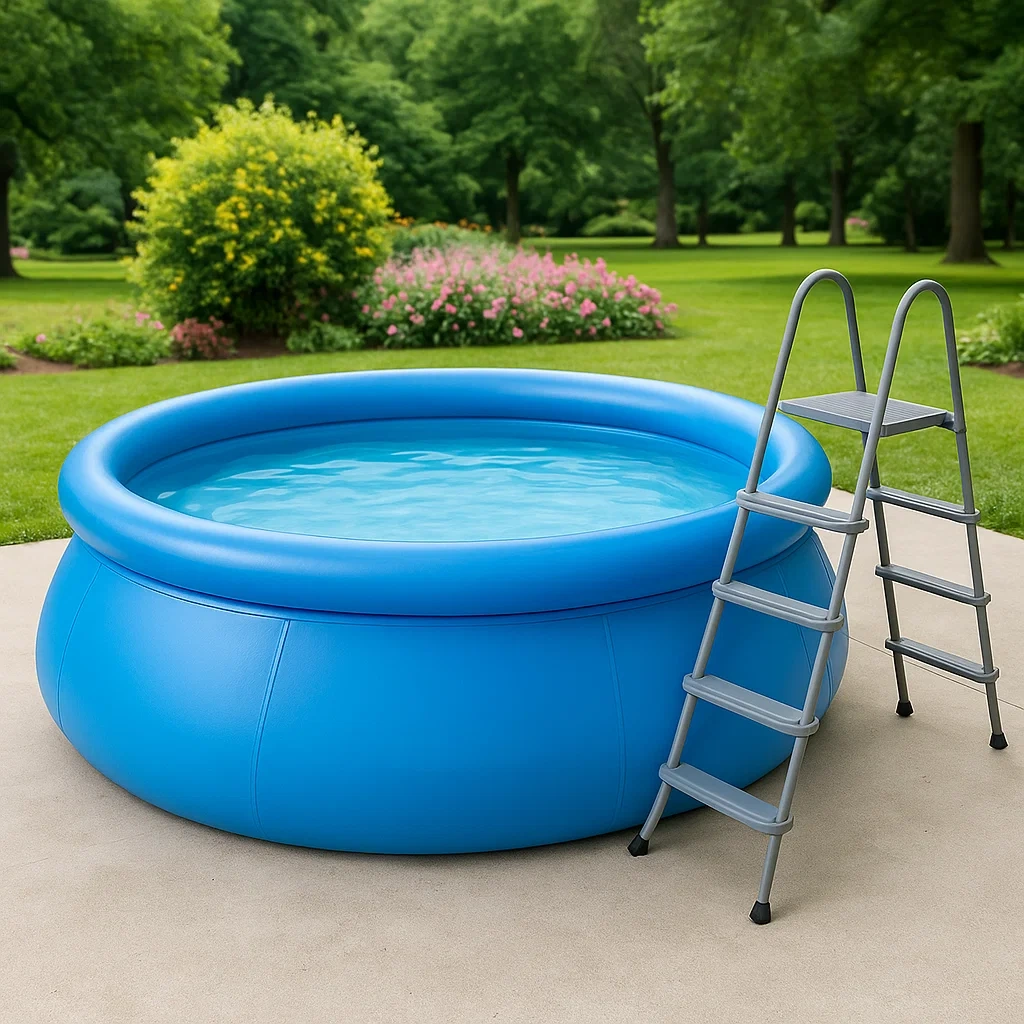 Piscina desmontable 366x100 cm con depuradora color azul YvumuoOd45De