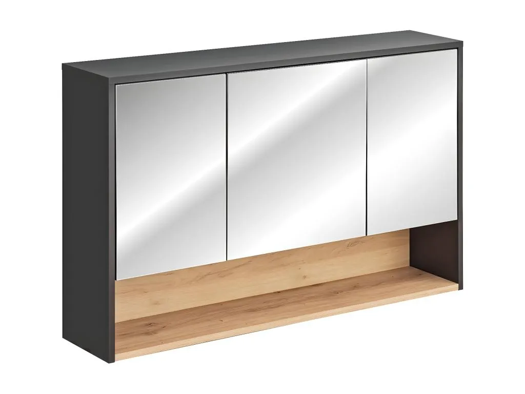 Armarios Con Espejo Mueblesclasic MC100 3D 100x25x75 Verdeoscuro