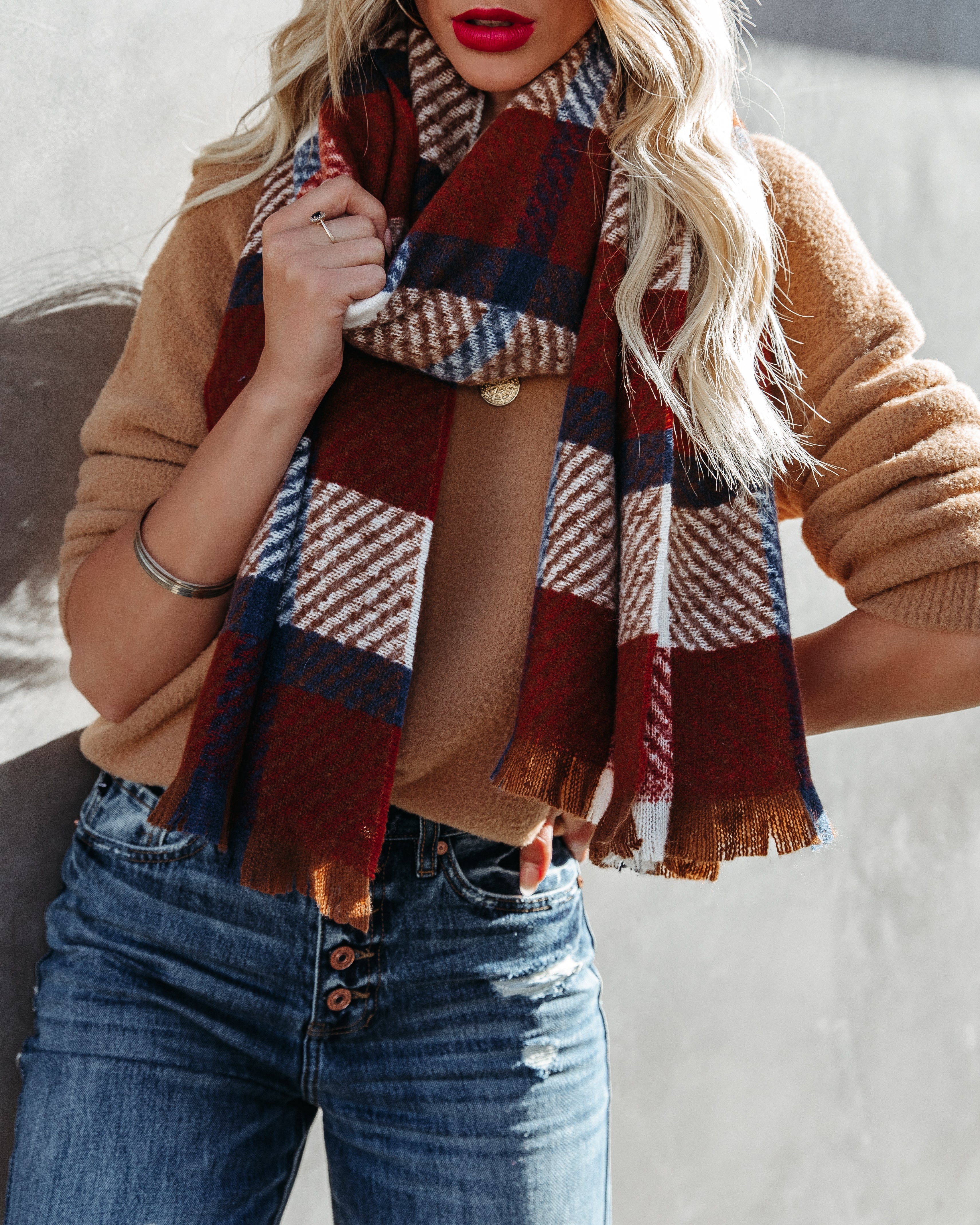 Colorful Season Plaid Scarf - Se7enfashion
