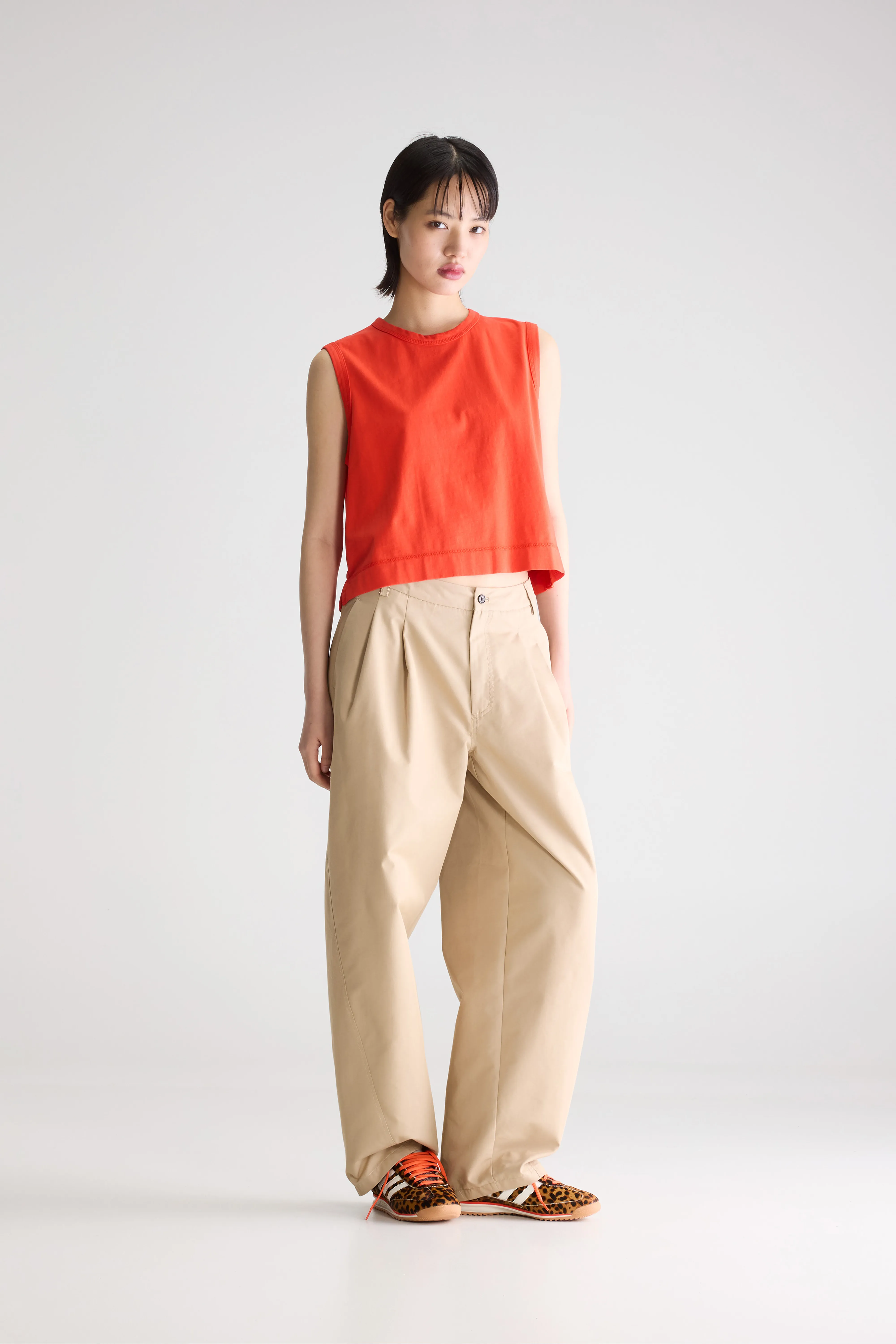 Bellerose Cuare regular tank top (261 / W / MASSAI RED)