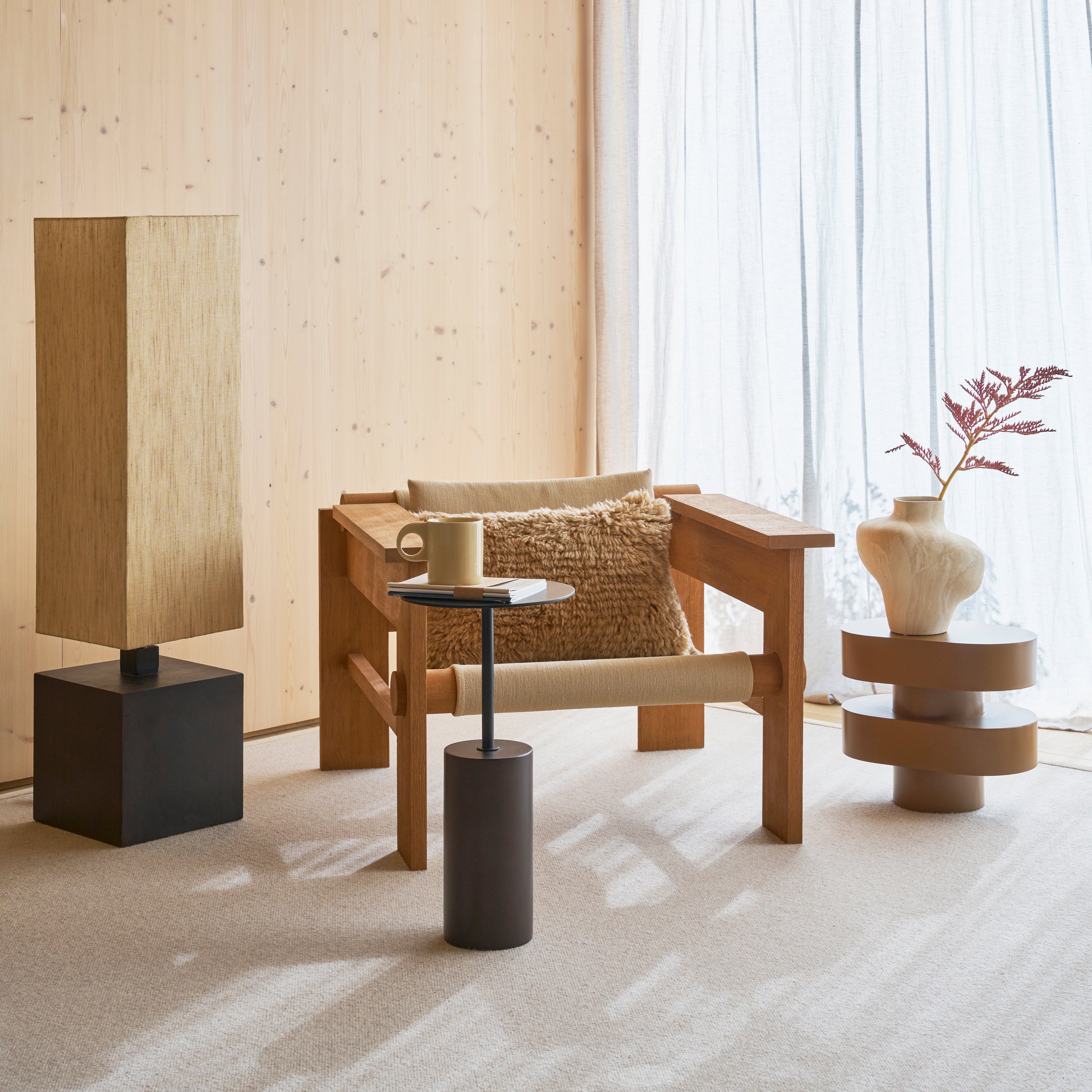 Urban Nature Culture Nissa Mok Pale Khaki - 4 st.