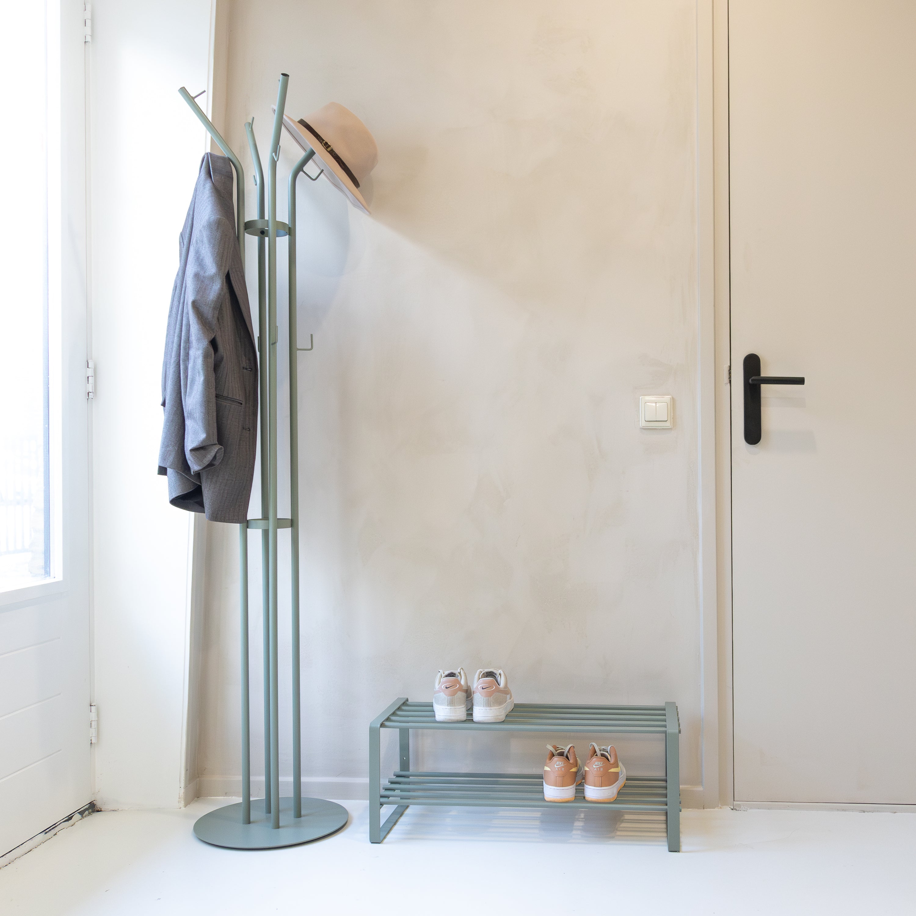 Spinder Design kapstok Charly - Dusty Green - 12 haken