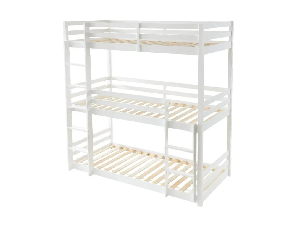 Litera triple - 3x90x200 cm - Sancaldeco - Blanco - Sancaldeco 10239BAJZ