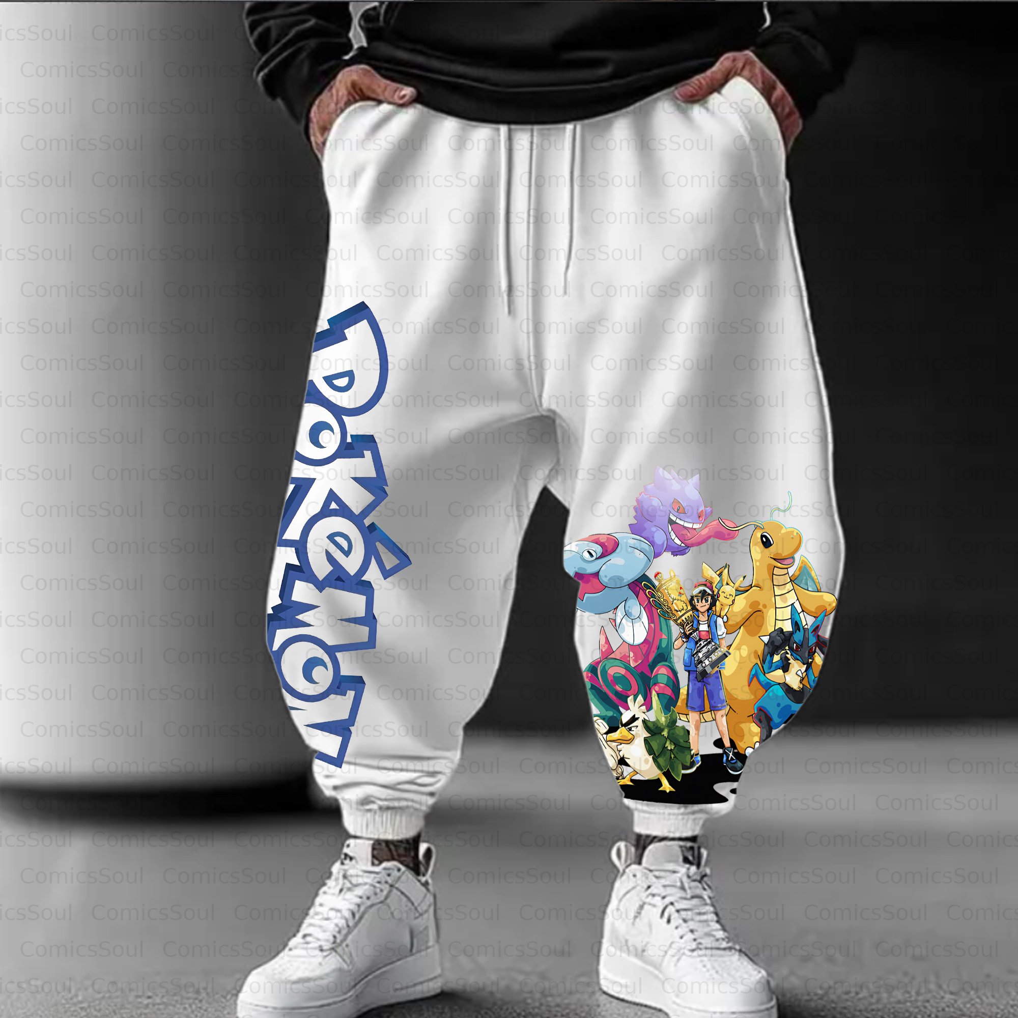 Unisex Casual Anime Streetwear Pant