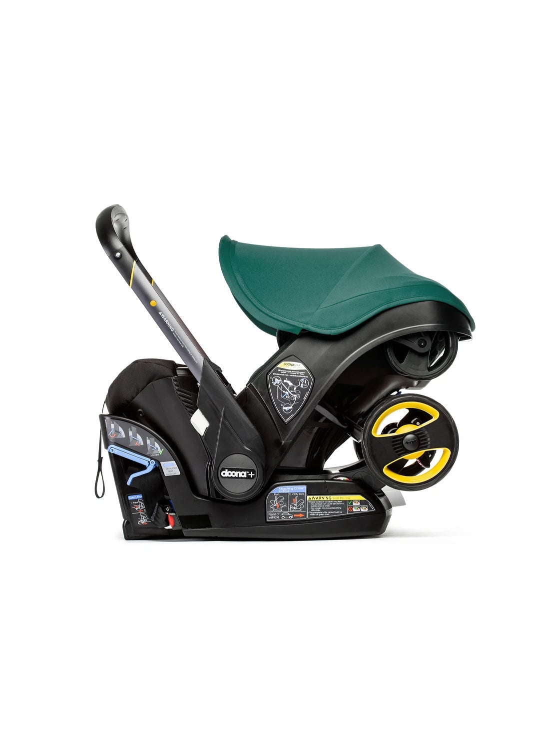 2025 Infant Car Seat Stroller with LATCH Base – Midnight Edition | Car to Stroller in Seconds, Aircraft Approved, Includes Essentials Bag