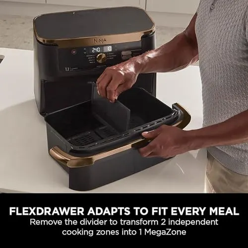 Ninja Foodi FlexDrawer Dual Air Fryer 10.4L 7-in-1