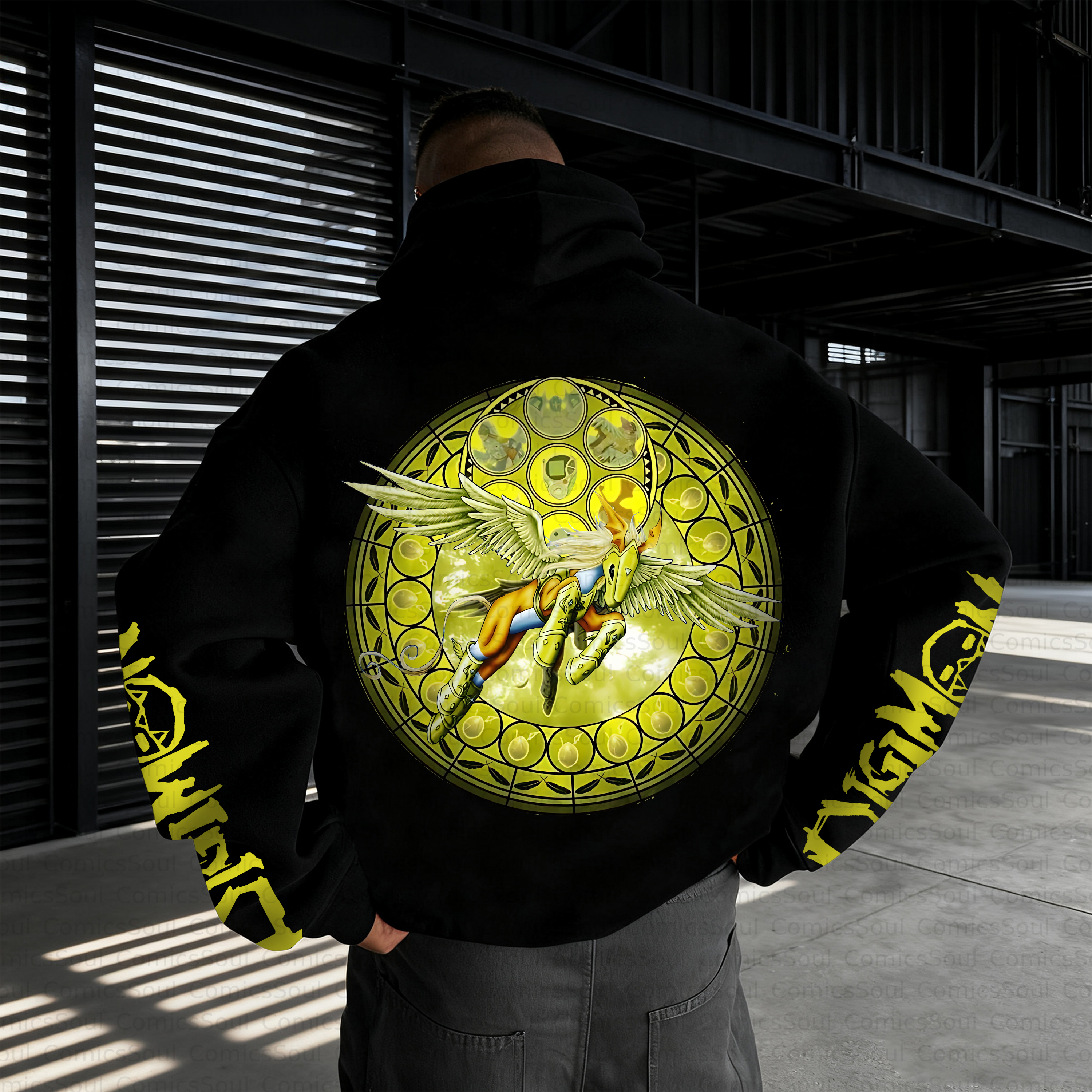 Unisex Anime Inspired Vintage Plush Hoodie