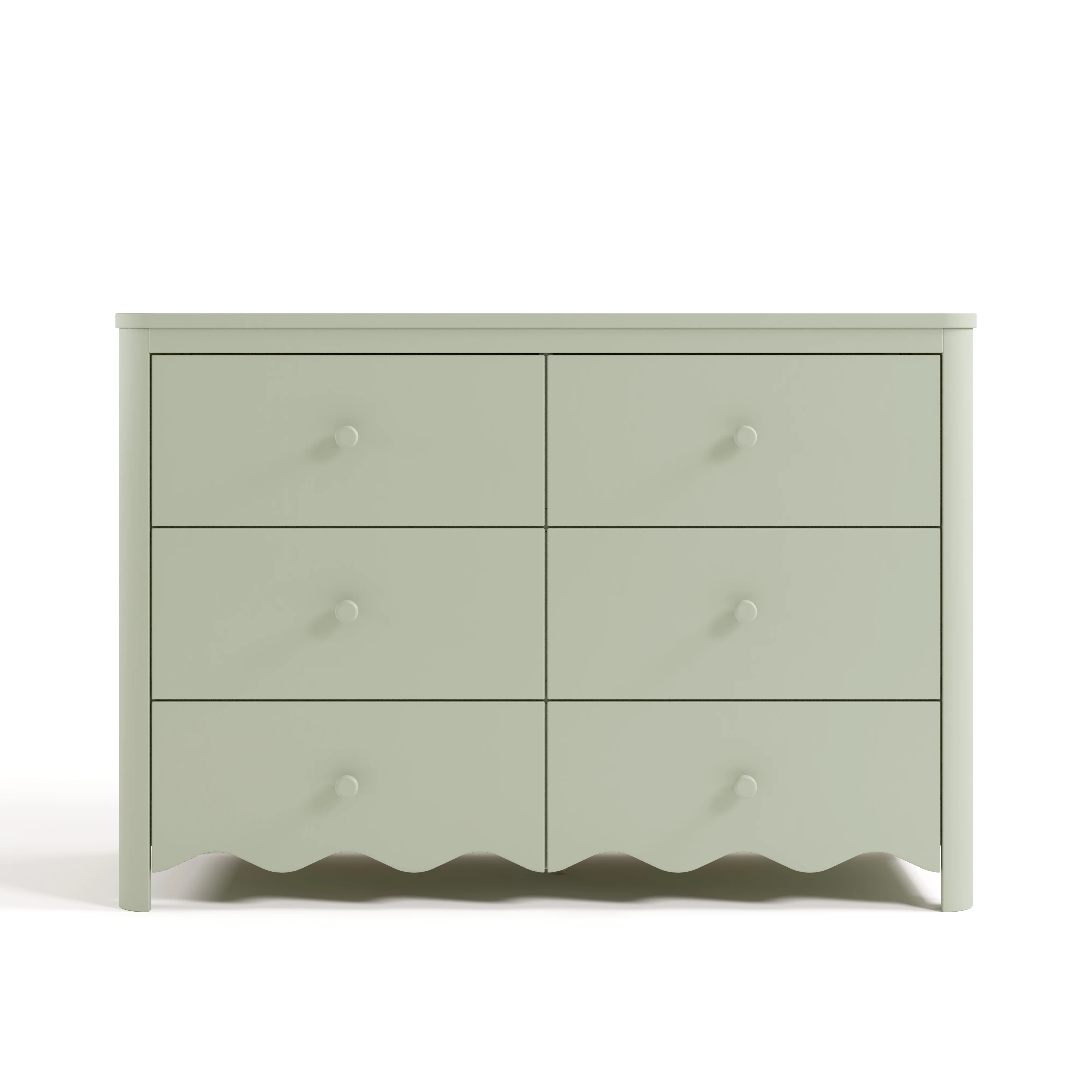 Storkcraft Casablanca 6 Drawer Nursery Dresser, Sage - Image 13