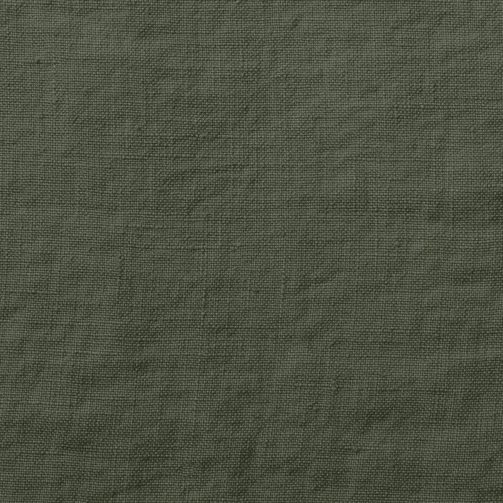 Nappe en lin lavé - Vert Oxyde