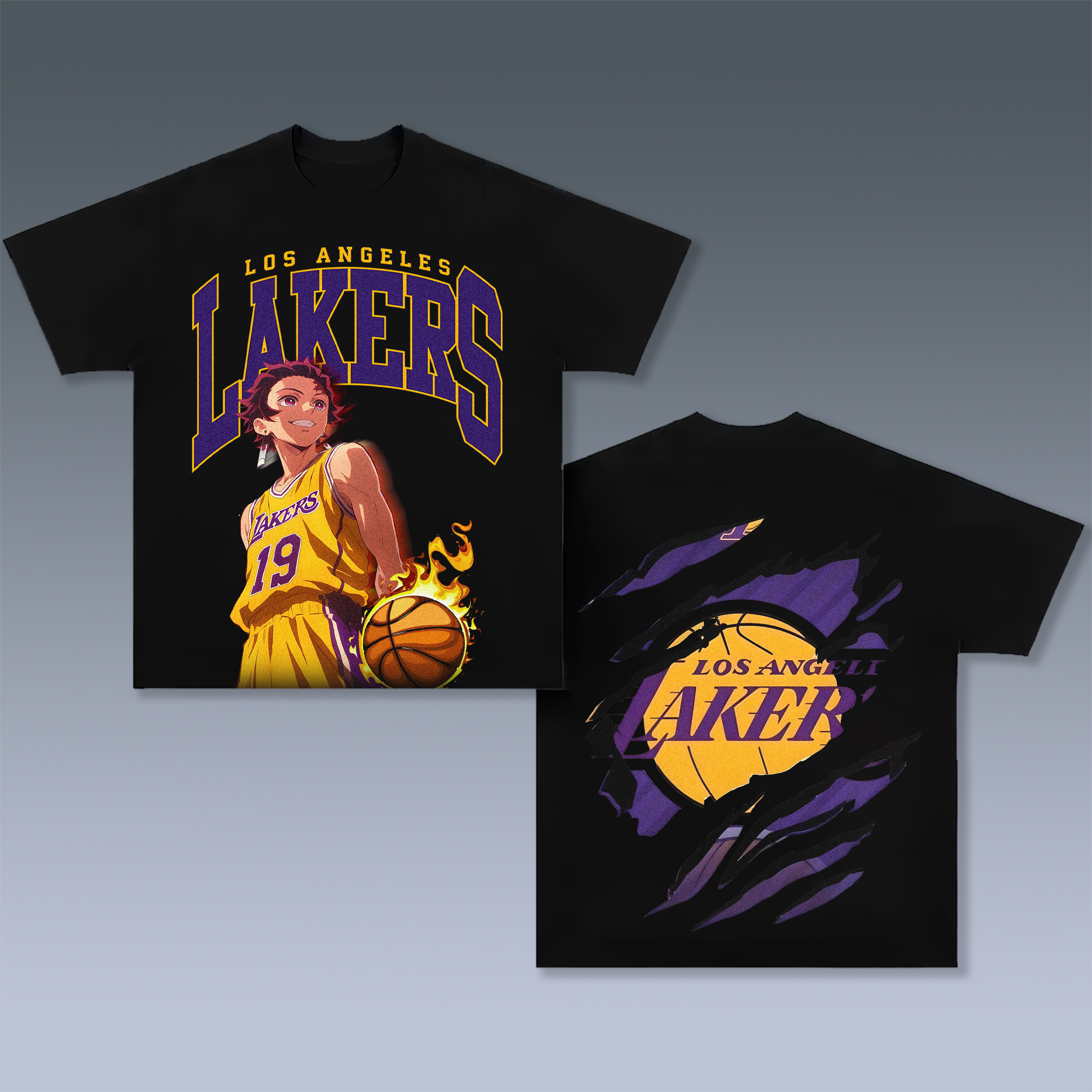 Unisex Vintage Tee丨 Lakers X Comicssoul Tee