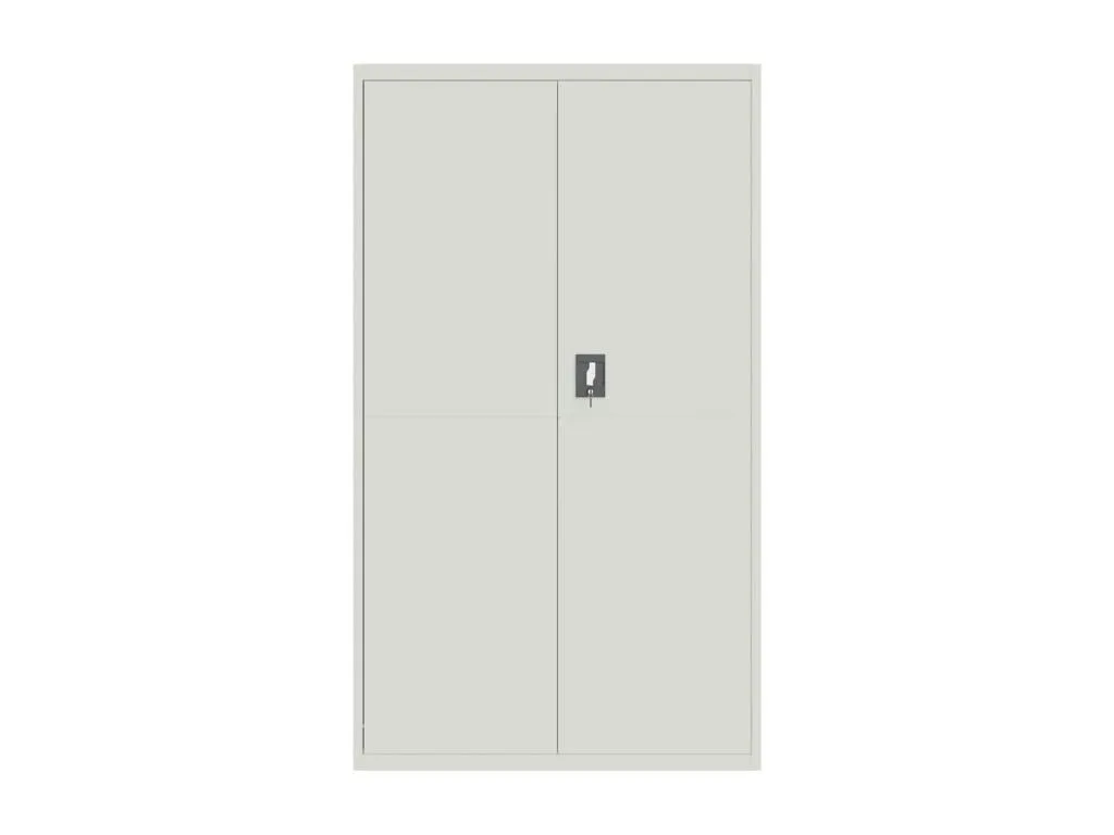 Archivador metálico de acero gris claro 105x40x180 cm rtk3388744