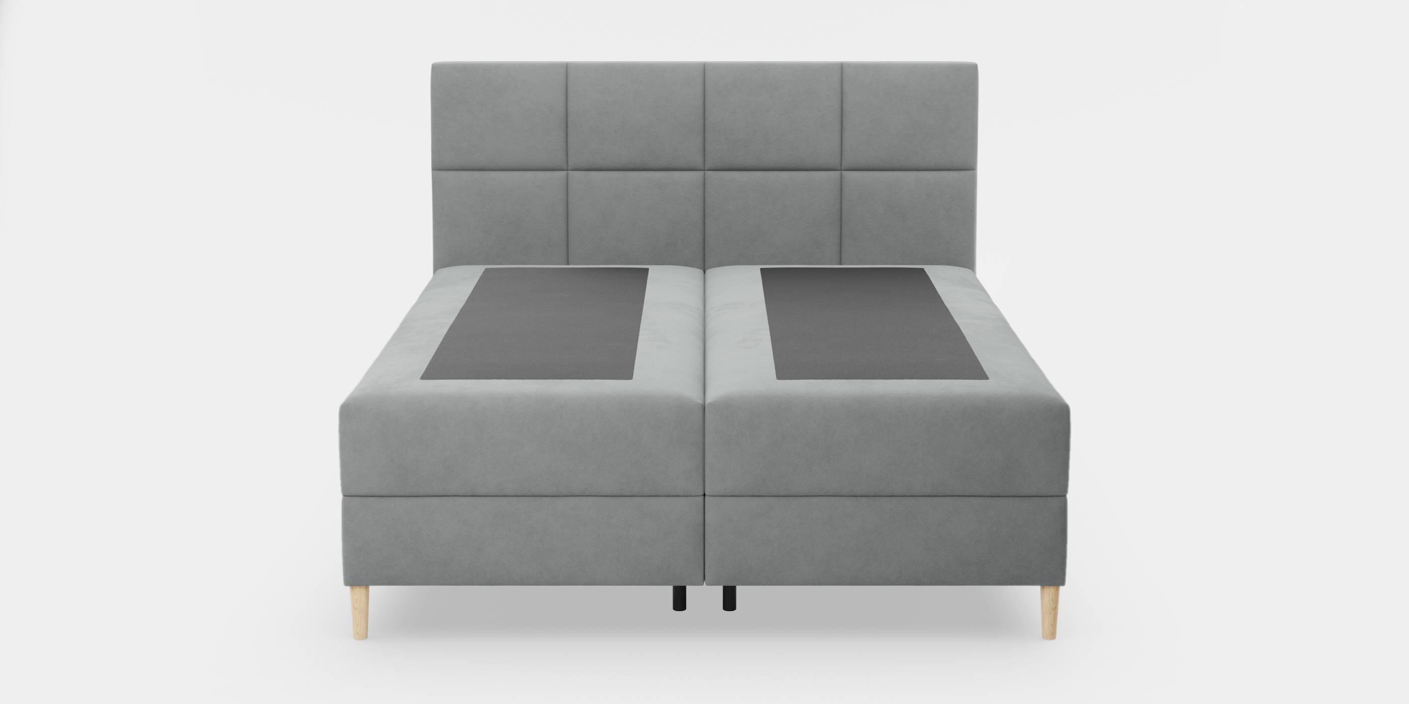Blokker Novae Boxspring met Opbergruimte 180 x 200 cm - Grijs / Nature