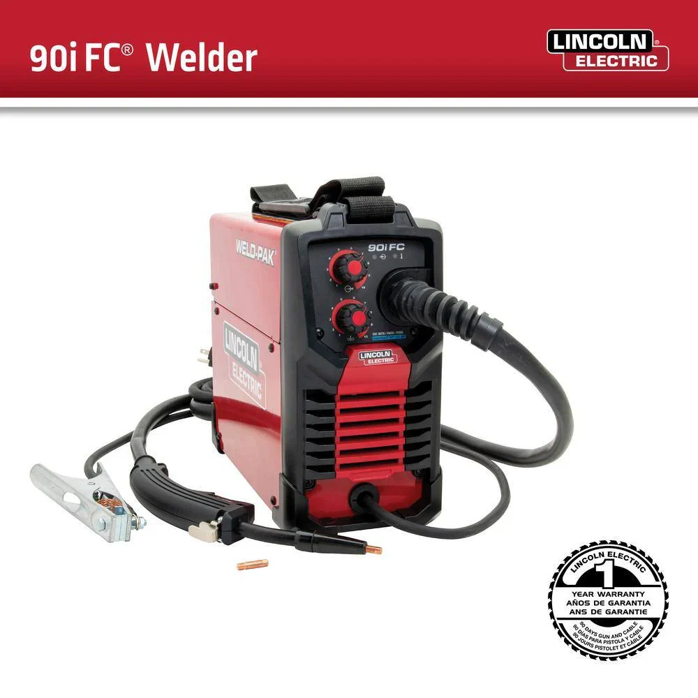 Lincoln Electric Weld-Pak 90i FC Flux-Cored Wire Feed Welder - K5255-1 - Image 2 Lincoln Electric Weld-Pak 90i FC Flux-Cored Wire Feed Welder - K5255-1 - Image 2