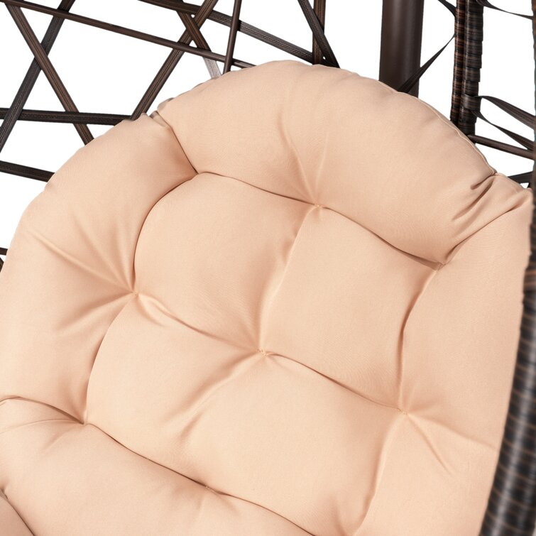 Robert Wicker Tear Drop Hanging Swing Chair