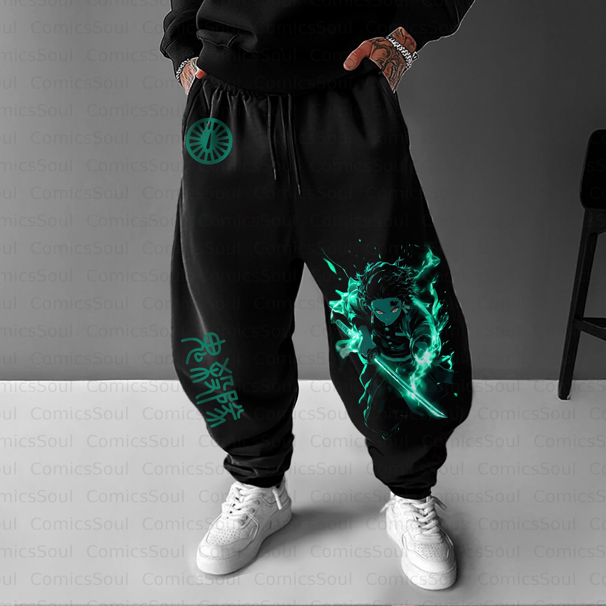 Unisex Anime Inspired Vintage Pants | KNY