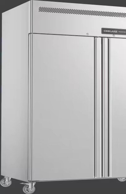 Coolake Commercial Refrigerator and Freezer Combo, 48" W Dual Temperature Zones, 36 Cu.ft 2 Door