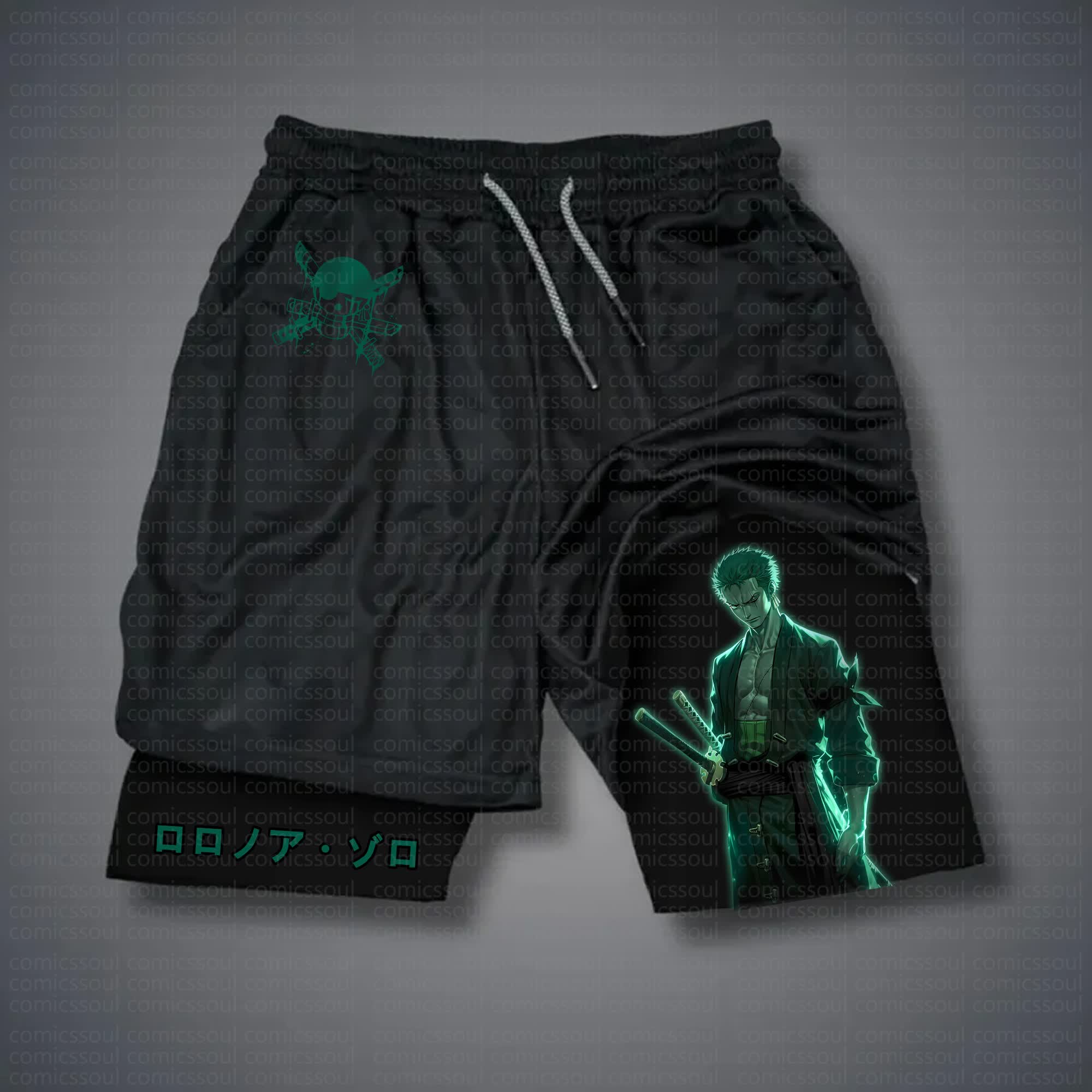Unisex Casual Anime Streetwear Shorts 丨Comicssoul