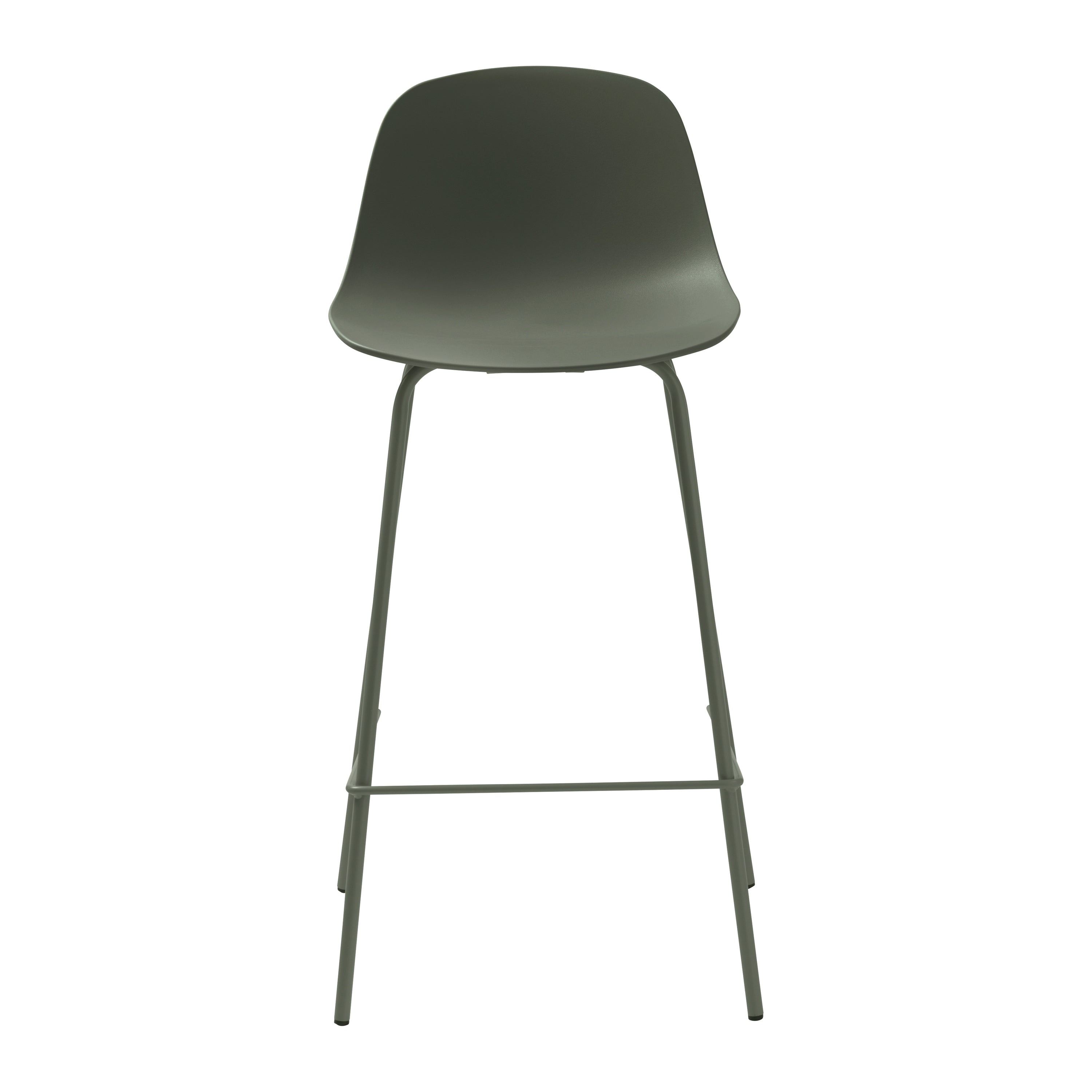 Blokker Keen Barkruk H 67,5 cm - Olijfgroen