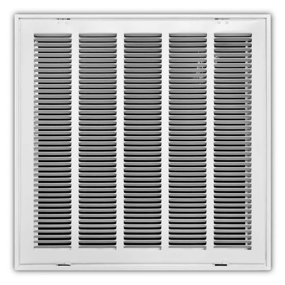 20 in. x 20 in. Steel Return Air Filter Grille in White(20 in X 20 in)
