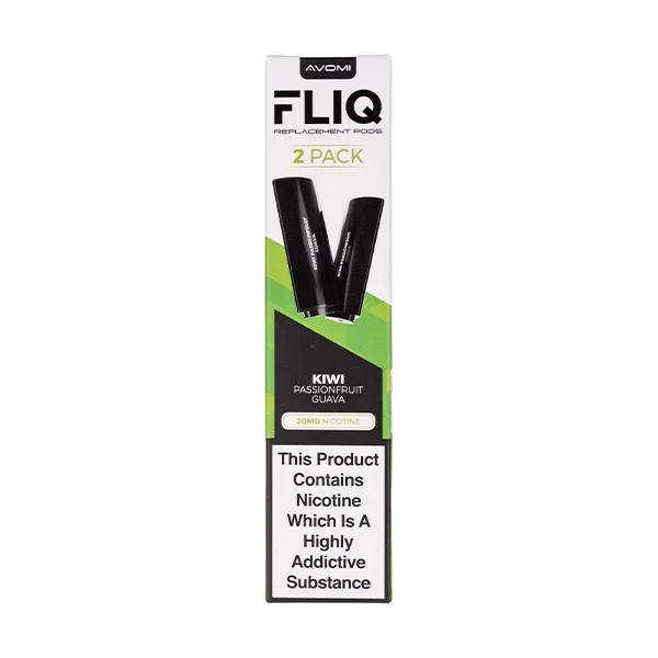 avomi fliq pods kaufen Kiwi Passionfruit Guava FLIQ Prefilled Pods by Avomi