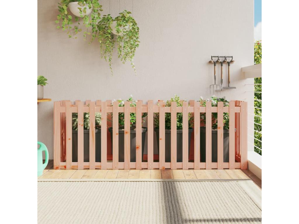 Arriate Decoromantico levado jardín valla madera maciza Douglas 200x50x70cm