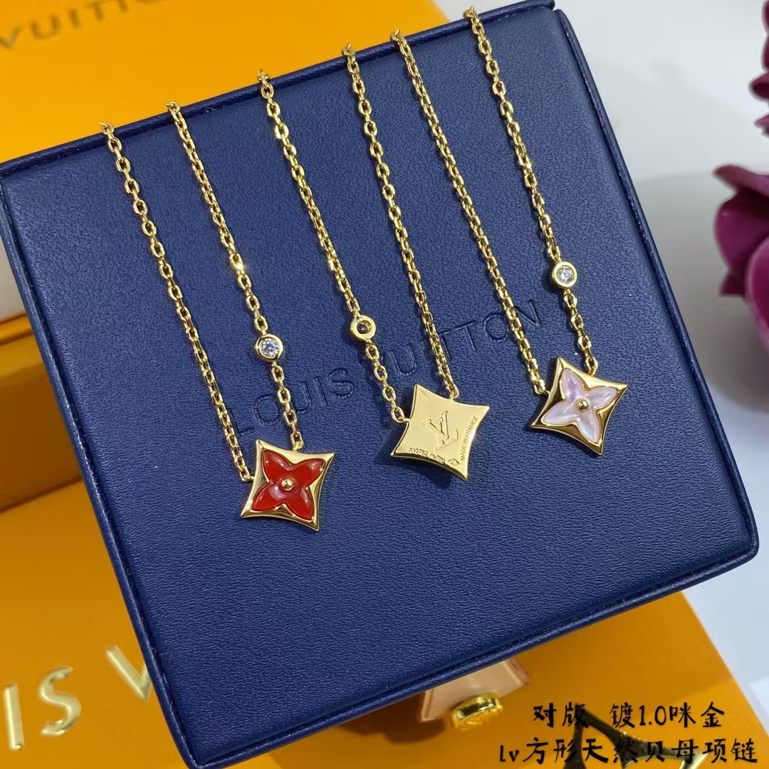 Louis Vuitton Color Blossom BB Star Pendant Necklaces - Original Replica Club