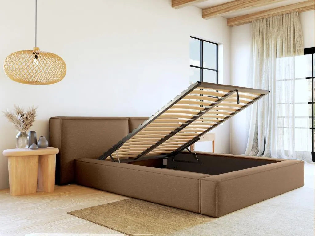 Canapé abatible de 180x200 cm - Tela - Luxmbls Colchón - Luxmbls 57654OTMS