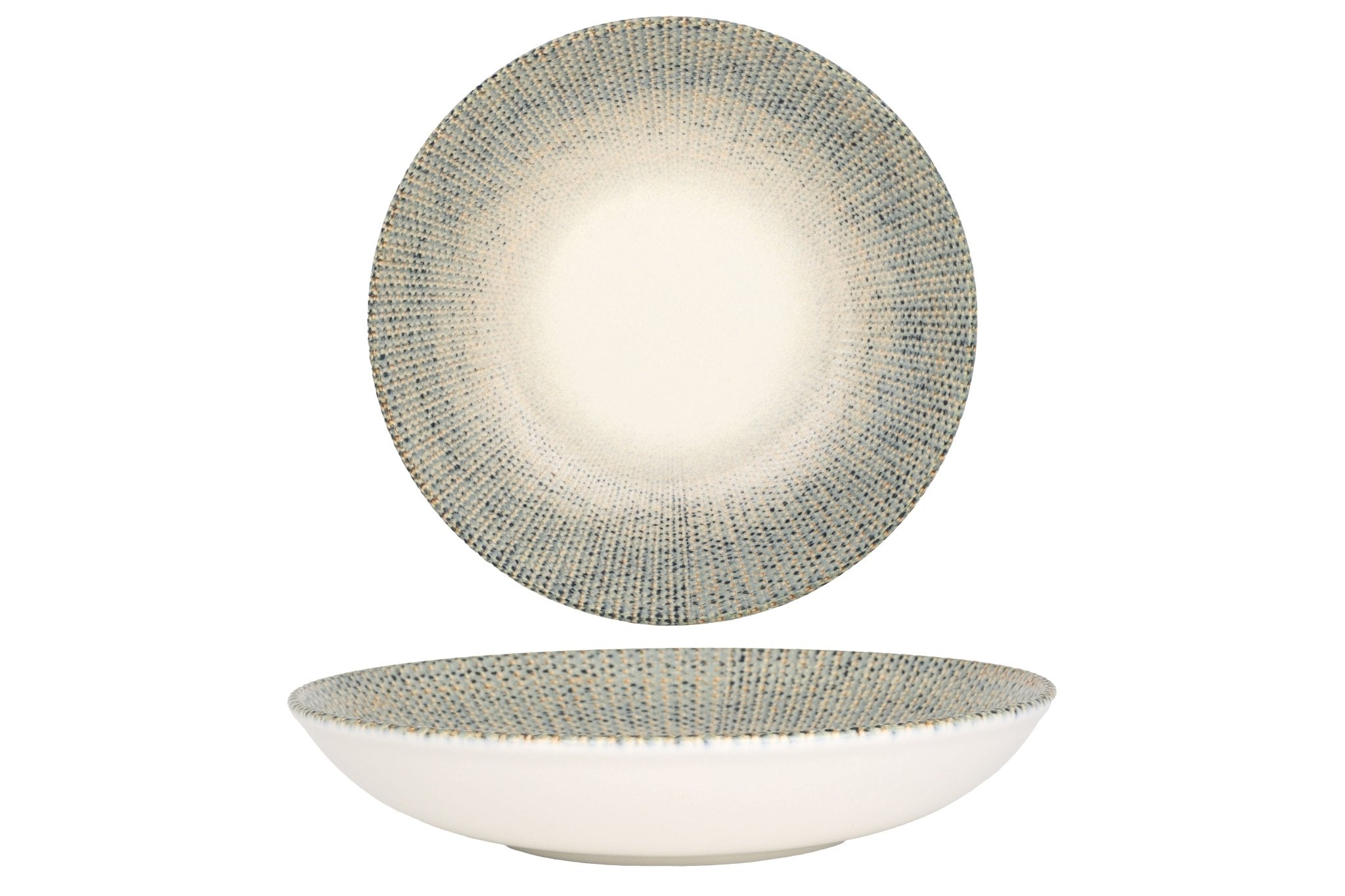 Bonna Diep bord - Sway - Porselein - 23 cm (1000cc) - set van 6