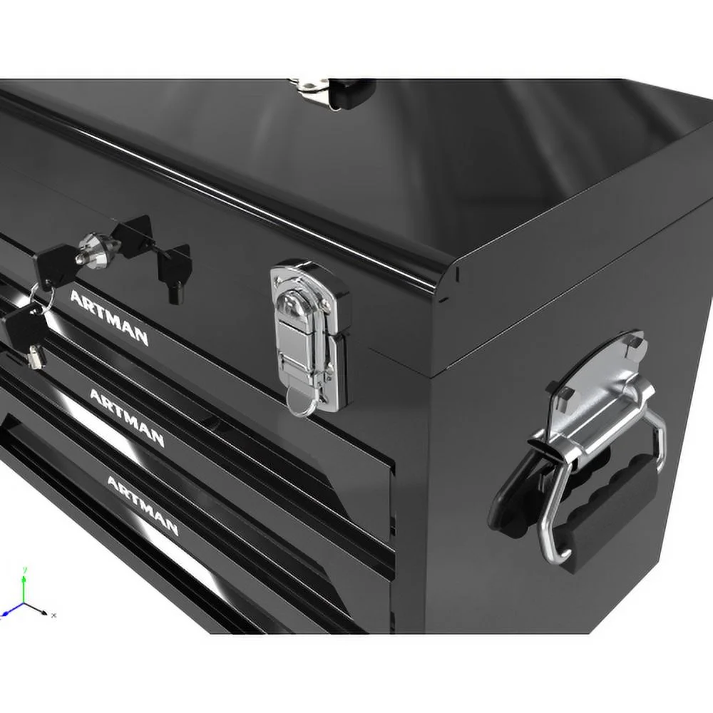 Seizeen Heavy Duty Universal Mechanic Tool Set, Metal Black, 19.7"x 10.6" x 13.86", 339 Count - image 7