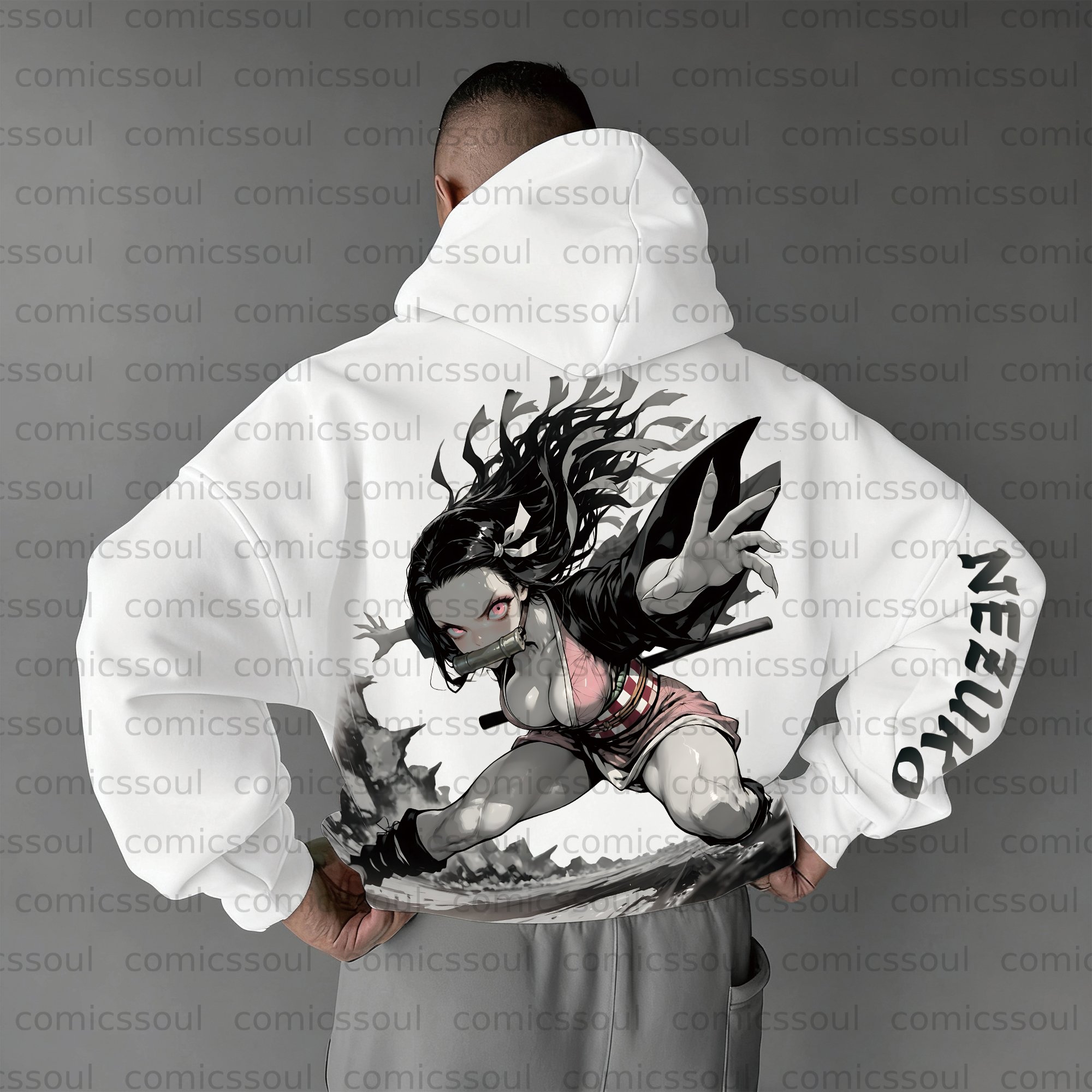 Unisex Anime Graphic Streetwear Vintage Plush Hoodie