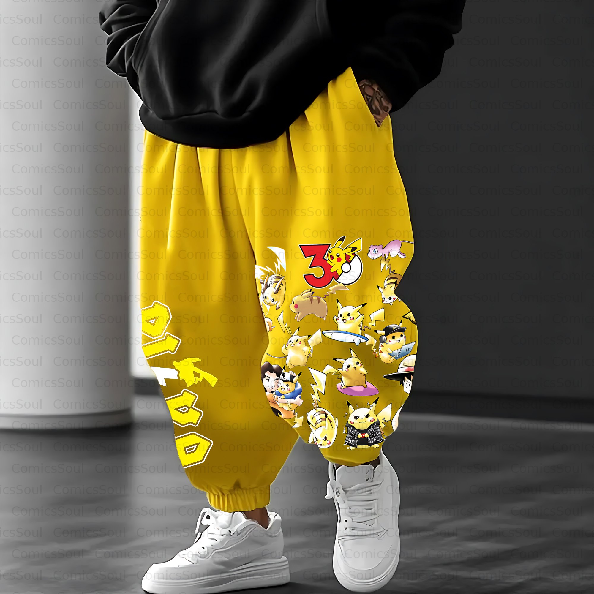 Unisex Casual Anime Streetwear Pant