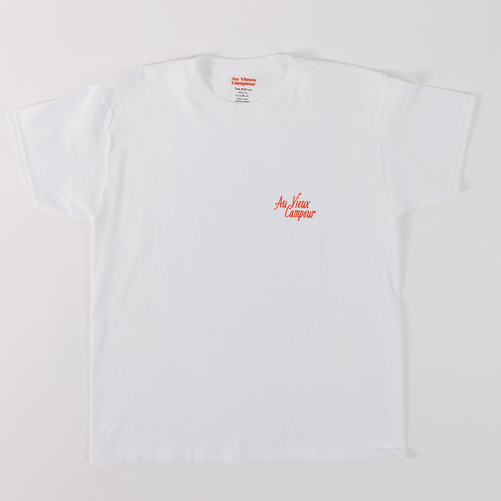 Au Vieux Campeur - T-shirt Kids Montagne - Blanc