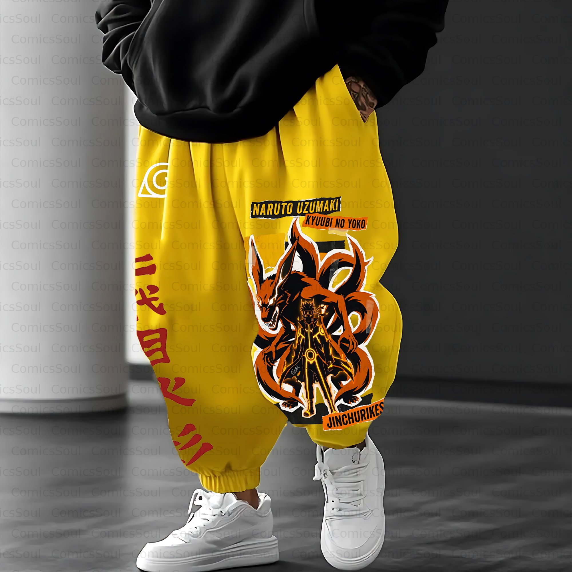 Unisex Casual Anime Streetwear Pant