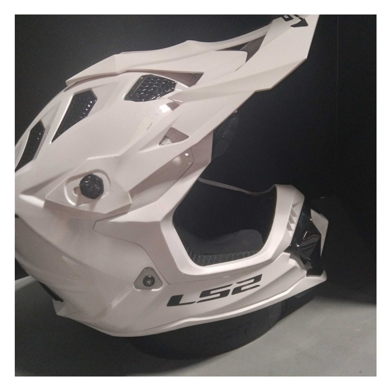 SportsBikeShop LS2 Subverter EVO Helmet - Solid White / MD [Blemished - Very Good]