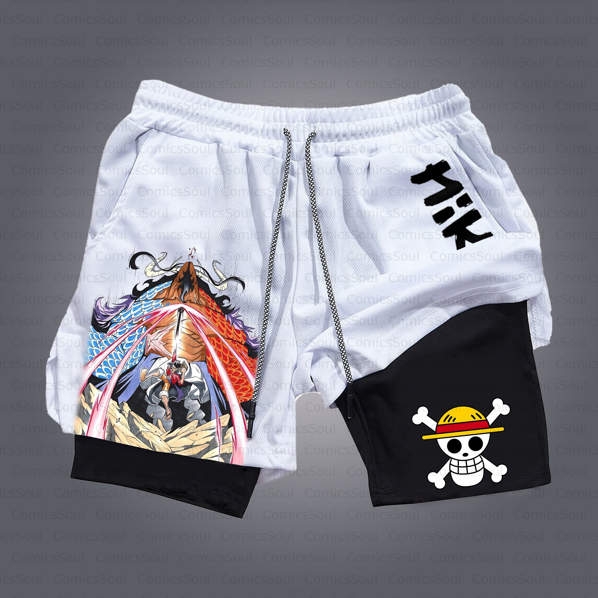 Unisex Casual Anime Style Shorts