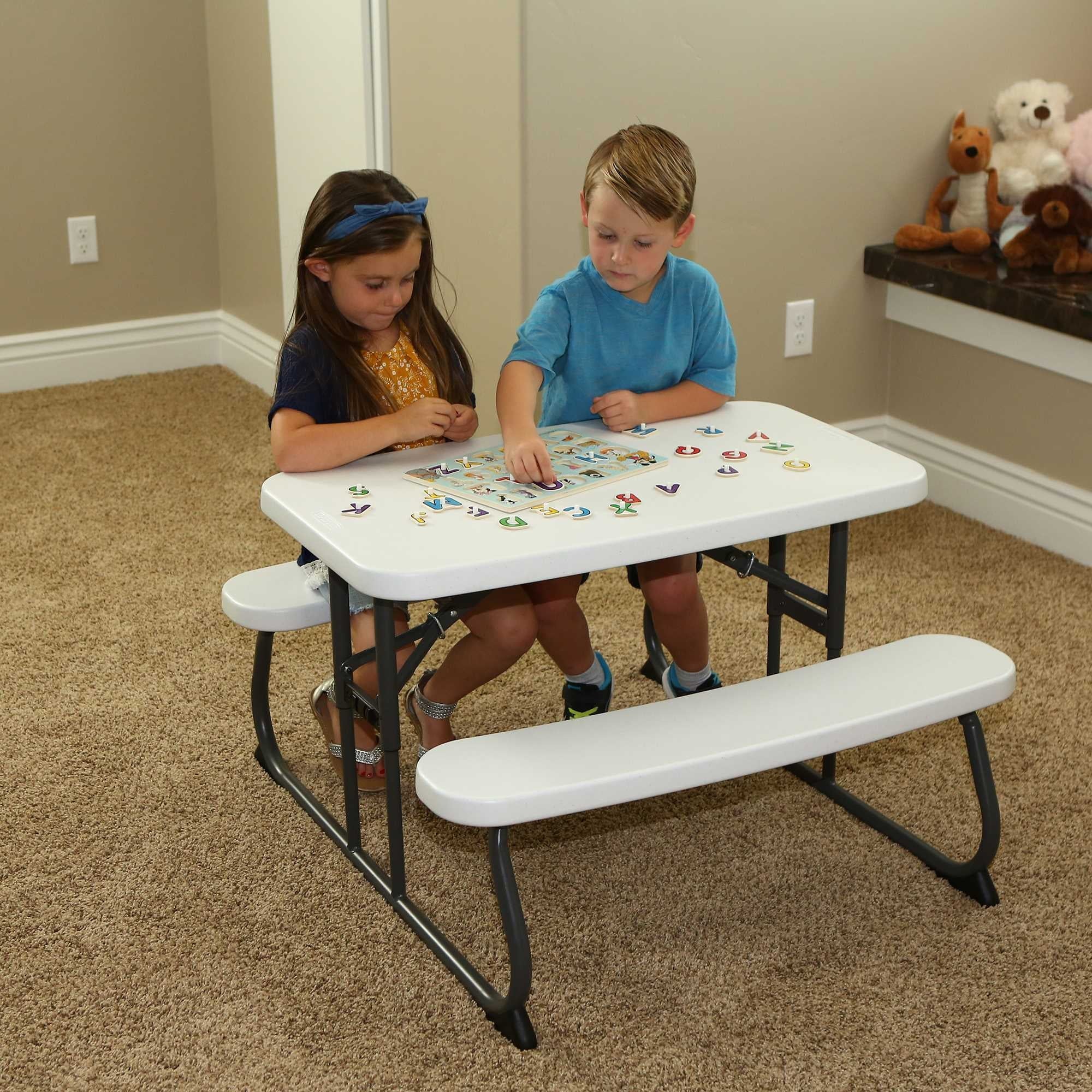 Lifetime Children's Picnic Table , White Granite (60239) - Image 24