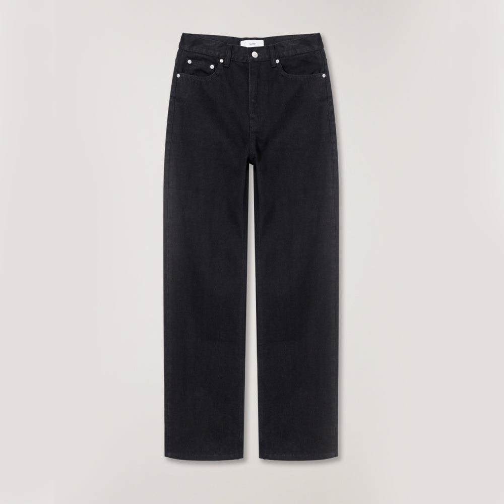 Dunst - Jeans Relaxed Flare - Noir Whashed
