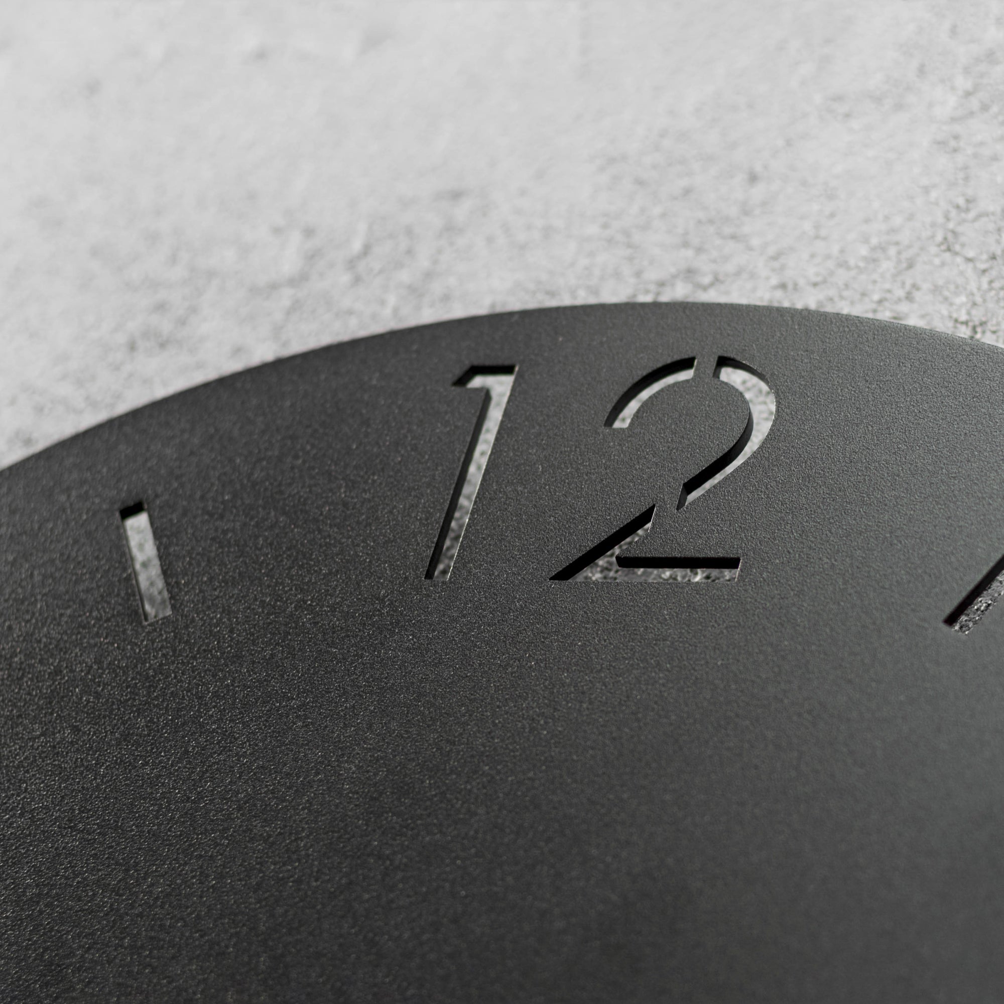 Spinder Design Time Wandklok Ø 60 cm - Zwart