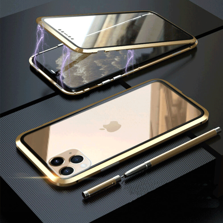 Magnetic Adsorption Two Side Glass Case for iPhone11 Series