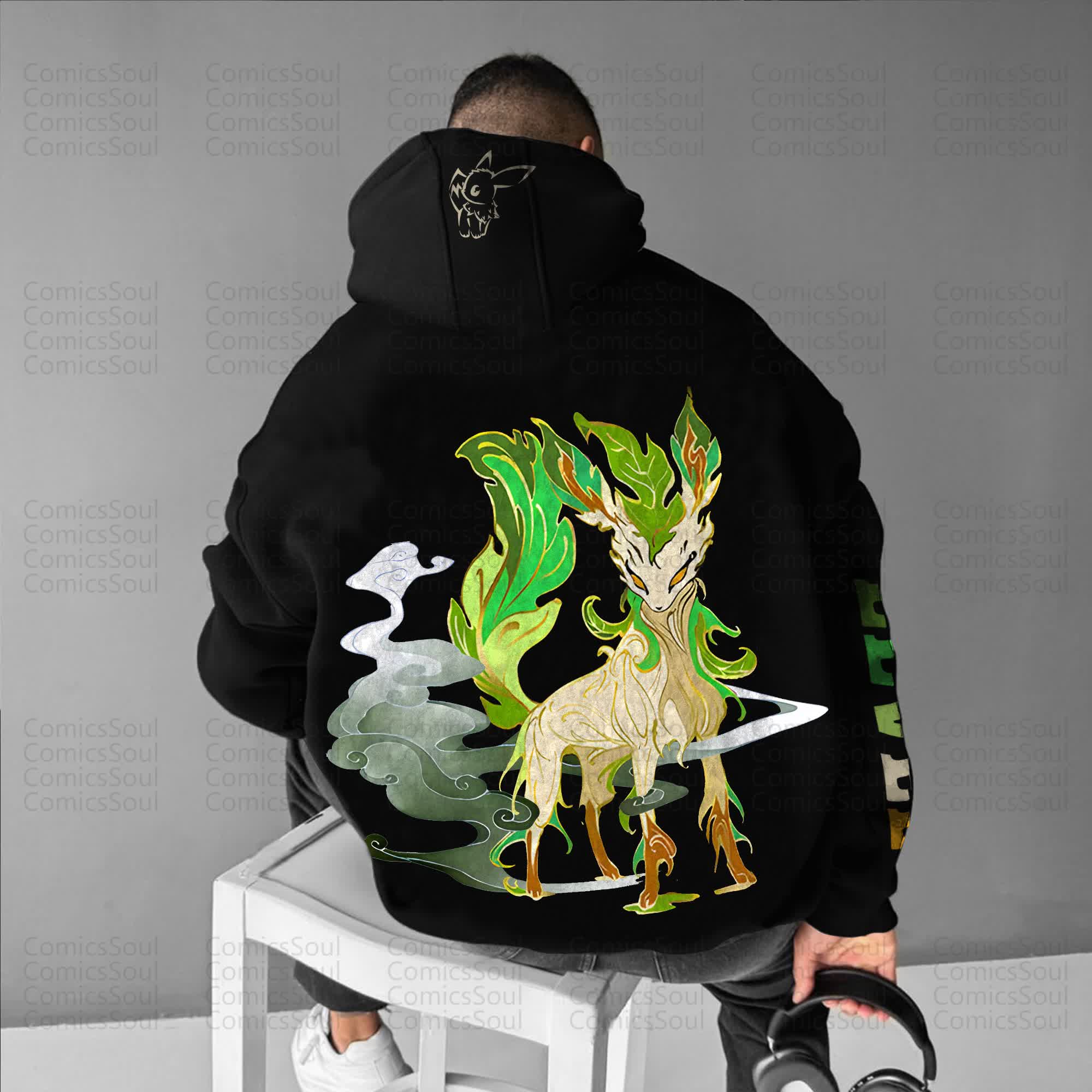 Unisex “Comicssoul” Anime Graphic Streetwear Vintage Hoodie