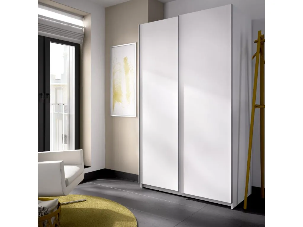 Armario 2 Puertas Corredera Francomuebleses blanco