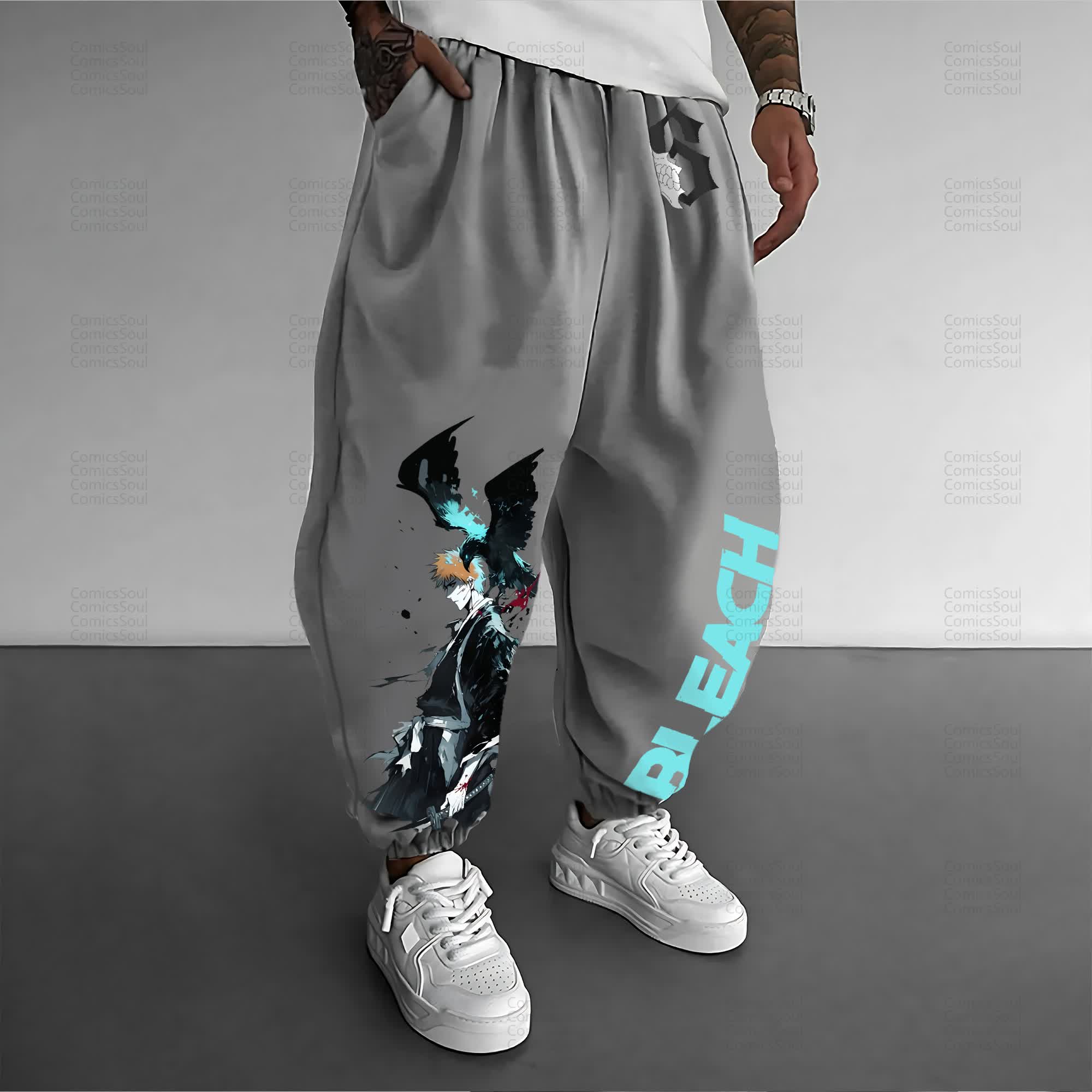 Unisex Anime Inspired Vintage Pants丨Comicssoul