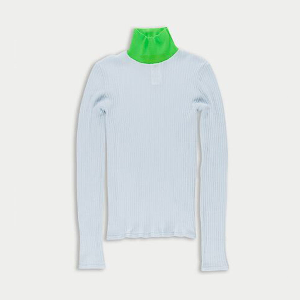 La Fetiche - Top Frederique - Bleu & Vert