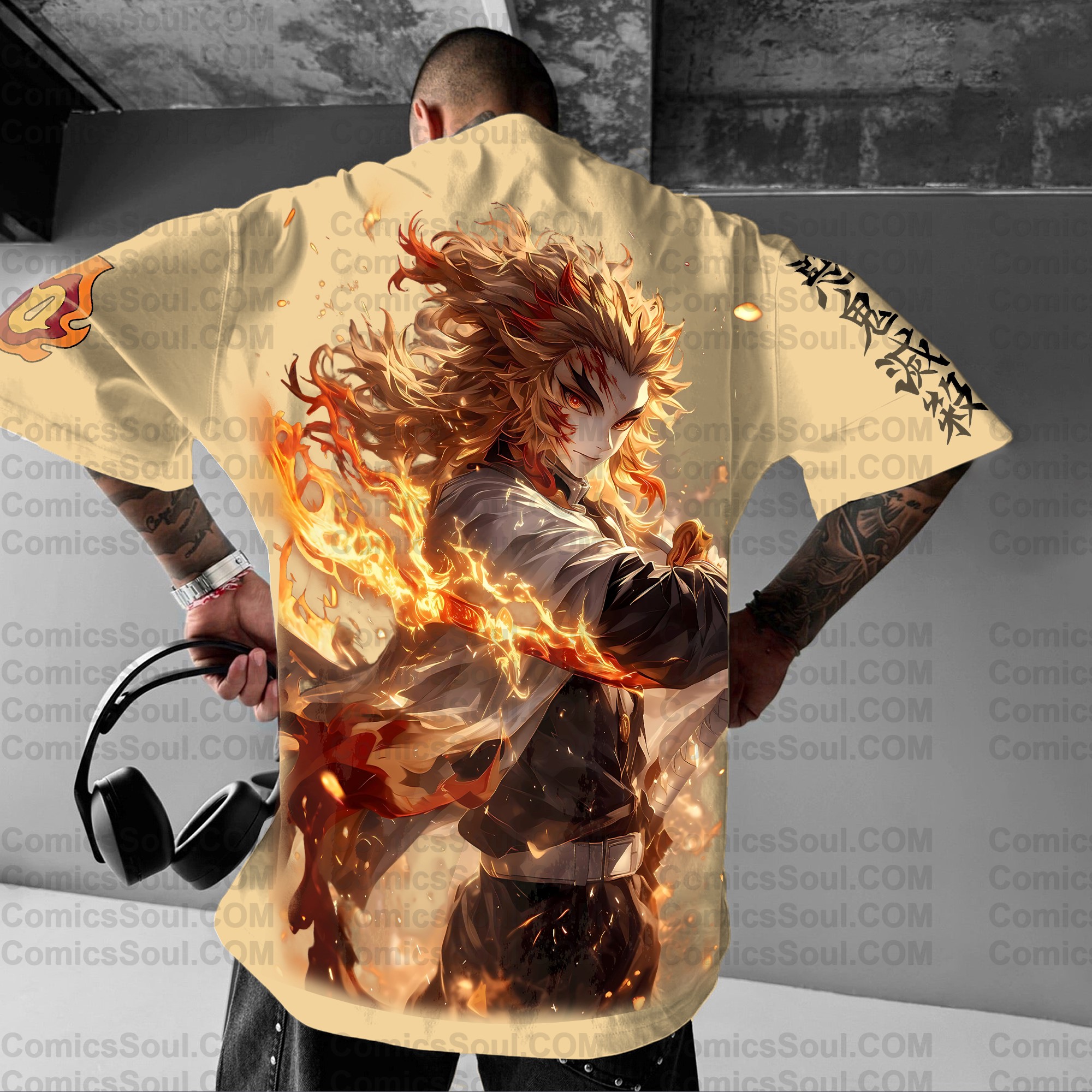 Unisex Anime Inspired Vintage T-Shirt| KNY