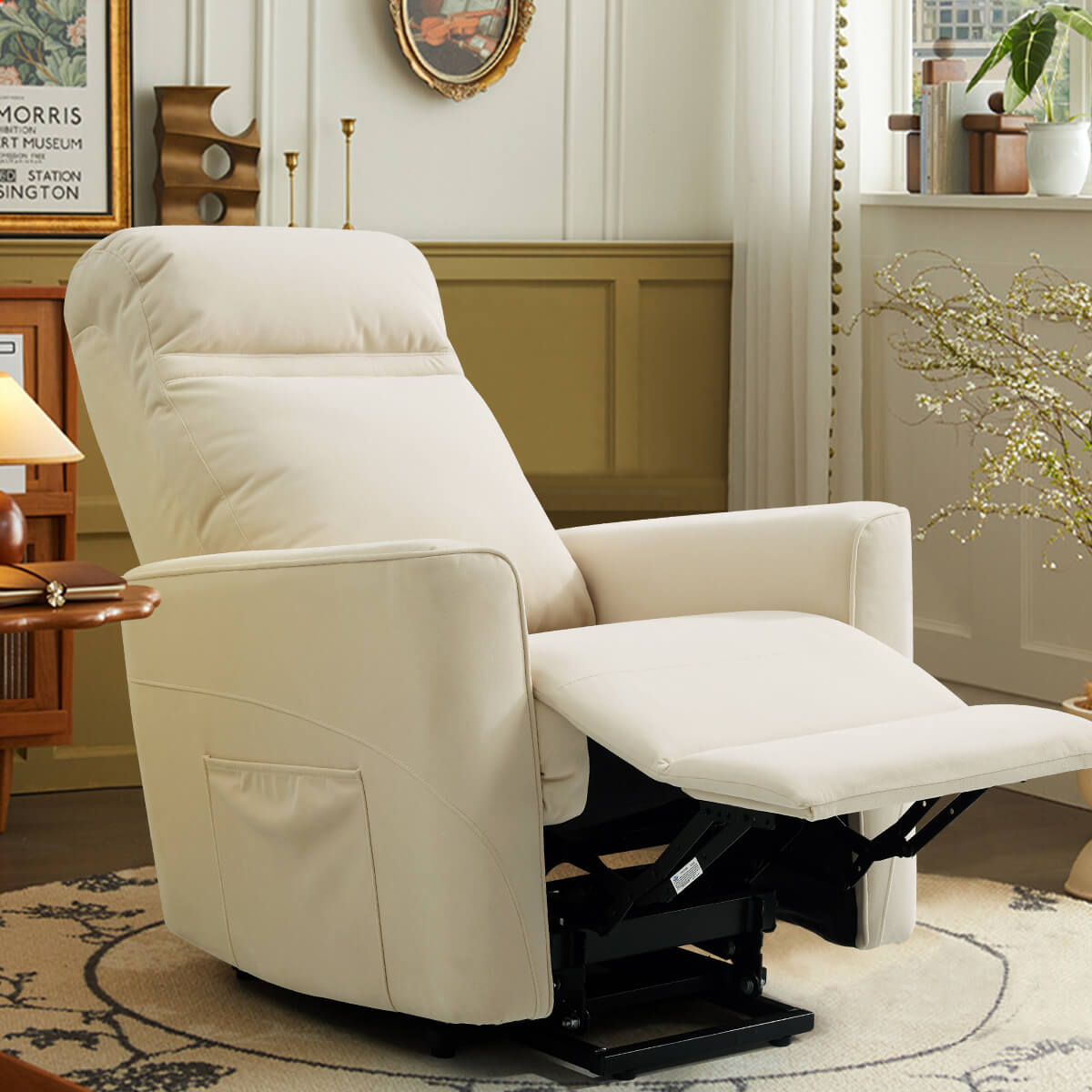 Power Lift Chair with Kneading Massage, Fabric